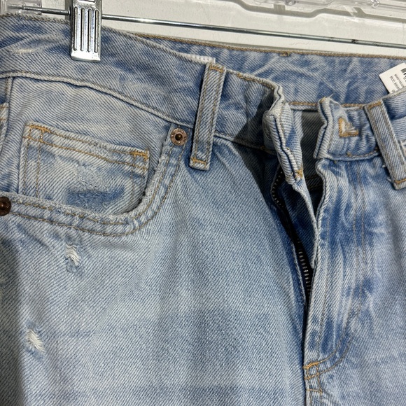 Zara Light Blue Straight Leg Jeans - Picture 6 of 12